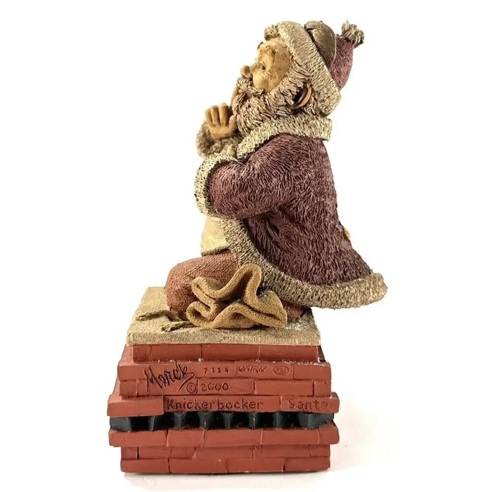 Tom Clark Cairn Studios Martha Holcombe Knickerbocker Santa #7114 2000
